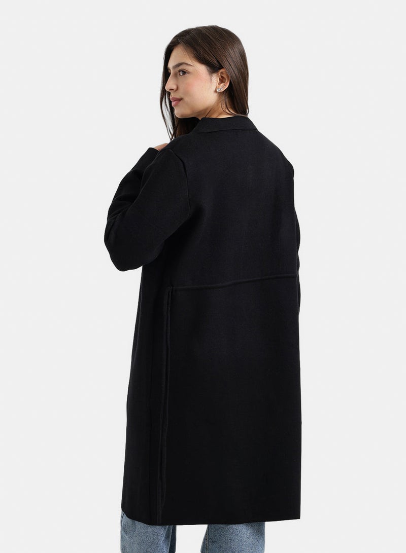 Carina Knee-Length Belted Coat - Image 3